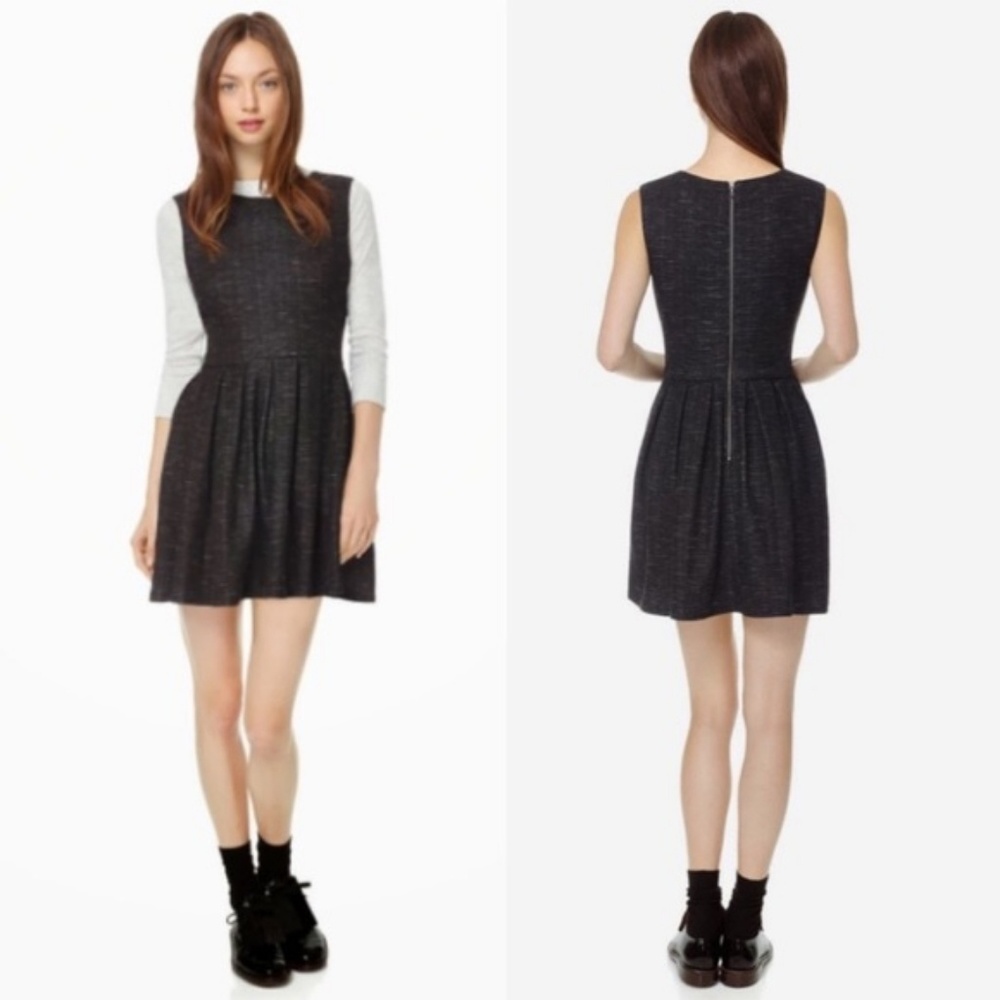 Talula Charcoal Sleeveless Waldorf Dress Size 0